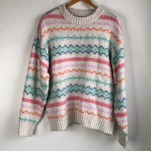 American Eagle Outfitters chunky colorful Sweater